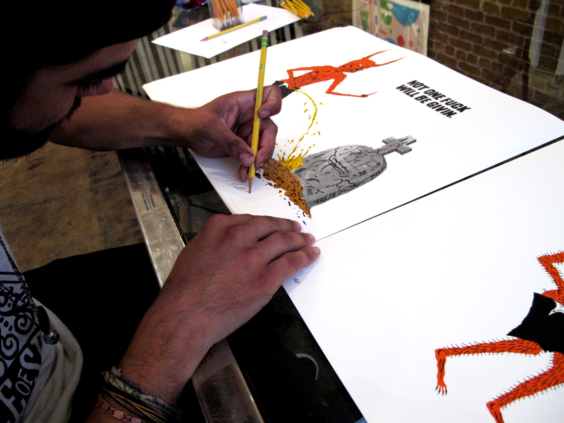 Neck Face New Prints Available Today – StreetArtNews